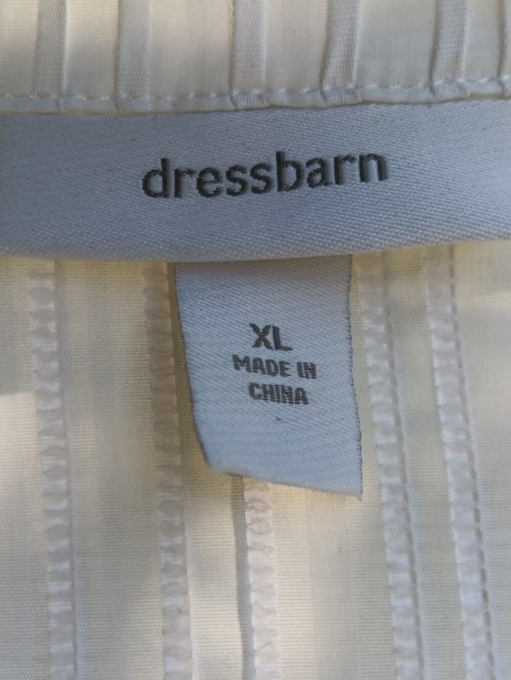 dressbarn White Short-Sleeve Button Down Blouse - Picture 2 of 11